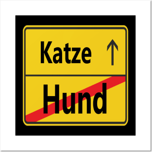 Hund? Katze! Posters and Art